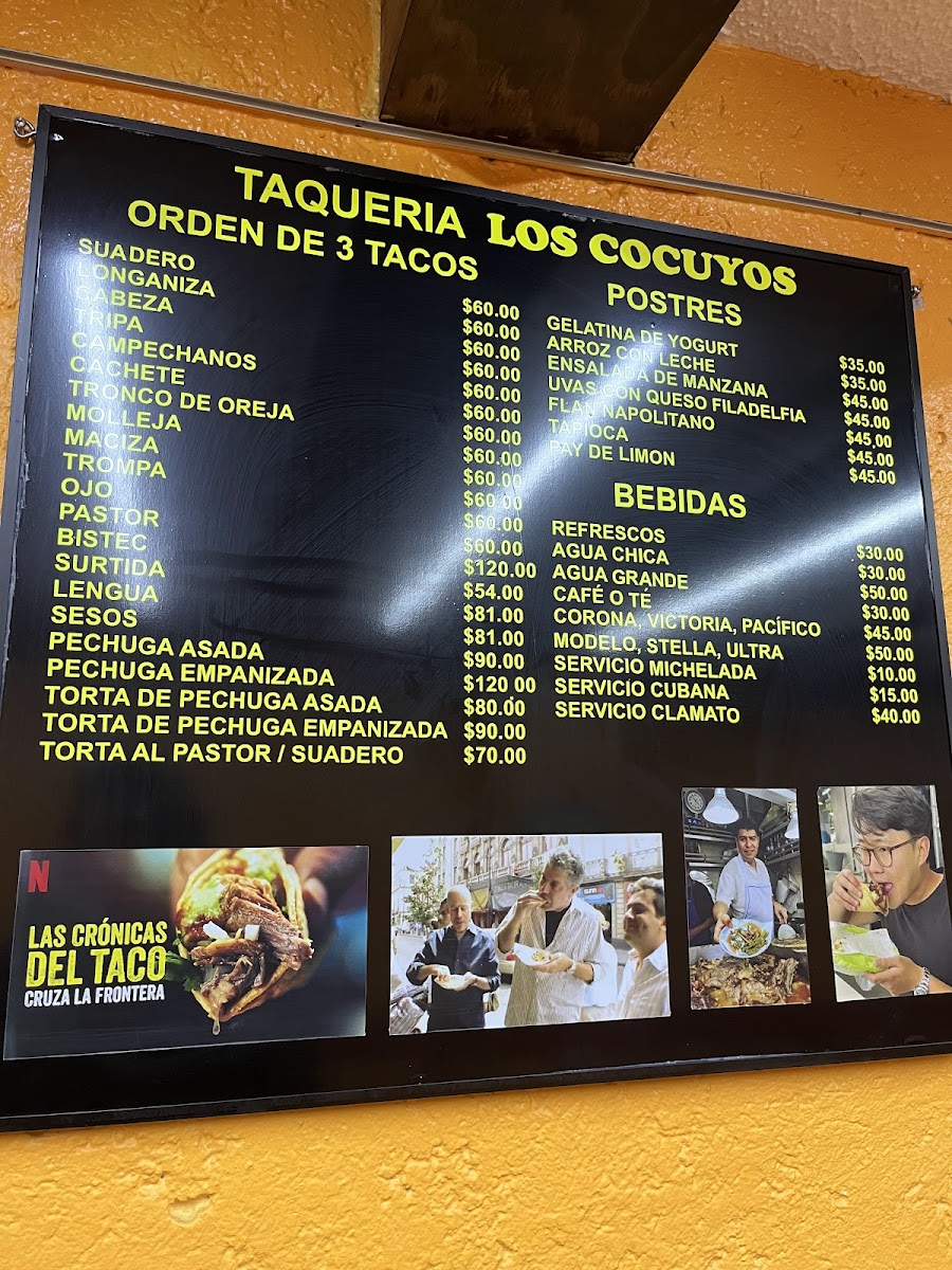 Los Cocuyos Menu - Image 3